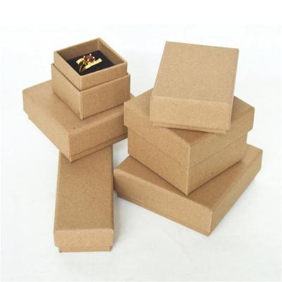 China Recyclable High Quality Custom Printing Kraft Jewelry Packaging Box for sale