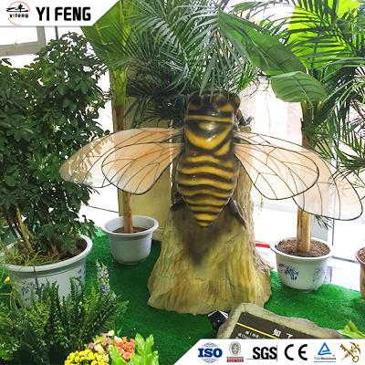 China Simulation of Customized Animatronic Simulated Artificial Fur Cicada Decorative Model for Amusement Park for sale