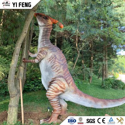 China High Density Foam Animatronic and Simulation Parasaurolophus Dinosaur Model for sale