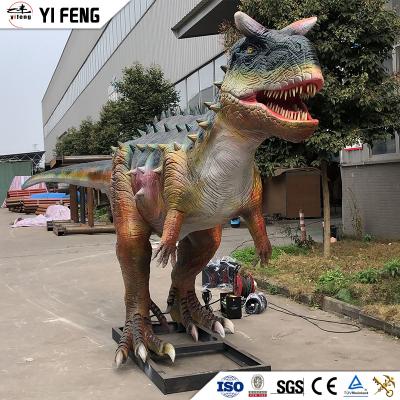 China High Density Foam Animatronic and Simulation Carnotaurus Dinosaur Model for sale