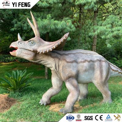 China High Density Foam Animatronic and Simulation Triceratops Dinosaur Model for sale