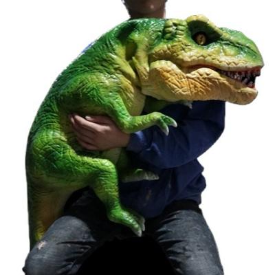 China Realistic Amusement Park Dinosaur Baby T-rex Hand Puppet Dinosaur Products for sale