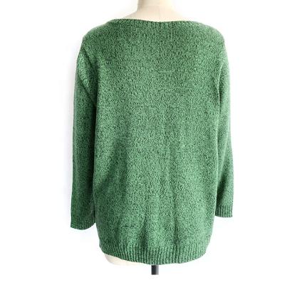 China 2020 Anti-Wrinkle Fashion Crewneck Sweater Green Santa Christmas Sweater for sale