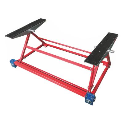 China Car Jack OD-Hoffwin New Adjustable Tilting 2000kg Car Lifts Electric Mechanical Turbine Scissor Car Lift For Car Service Low Chassis for sale