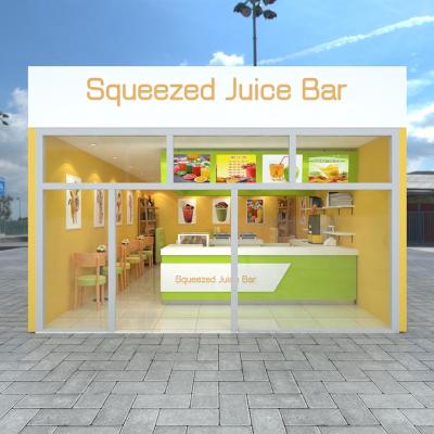 China PANEL Pioneer Juice Shop Counter Table Wonderful Modern Design for Juice Bar for sale