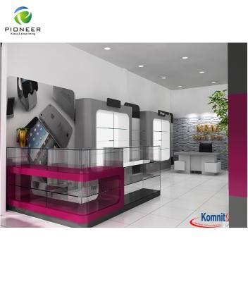 China PANEL mobile phone shop display design mobile phone shop interior decoration phone store fixture for sale