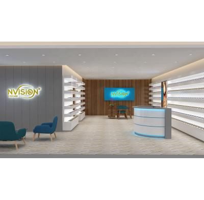 China Fashionable Optical Store Furniture Modern Optical Store Fixtures Showcase for sale