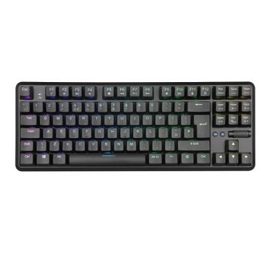 China 2.4G and Mini USB Keyboard Rechargeable Gaming Keyboard mechanical RGB Light Certification CE ROHS REACH for sale