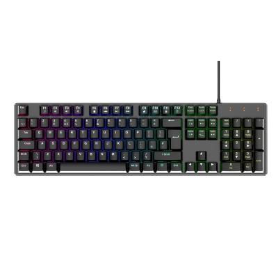 China Mouse Keyboard Gaming $ OEM/ODM AK3037 RGB LED Backlit Full Size Wired Mechanical With CE/ROHS/REACH for sale