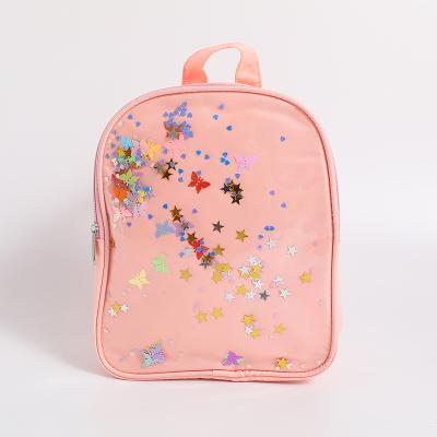 China 2021 New Design Shiny Waterproof Shinny Sequin Backpack Fashion Backpack Cute Student's Beautiful Glitter Small Bag for sale