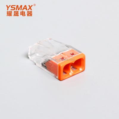 China Hot Selling PA66 / PVC Spring Terminal Block YS-773 Wire Universal Compact Connector for sale