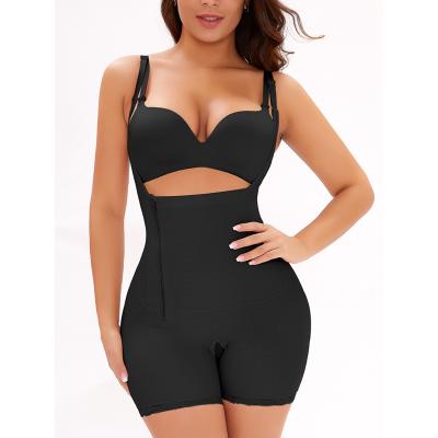 China Breathable Lage-Waist Zipper Buckle Slimming Jumpsuit Tummy Control Hip Lift Shapewear for sale