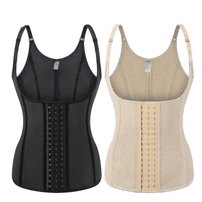 China Newly Breathable Latex Women Sport Slim Sweater Waist Cincher Belt Belly Control Tummy Band Shaper Waist Trainer Vest for sale