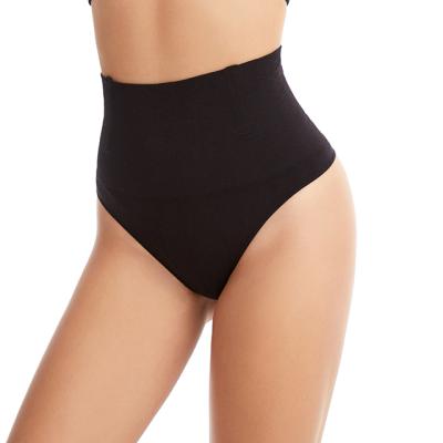 China Breathable Women's High-waisted Plus Size Butt Lift Thong Thongs Slimming Panties For Woman for sale