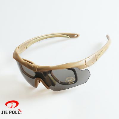 China OEM Sports Tactical Military Bicycle Ride Ballistic Windproof Insert Goggles Eyewear for sale