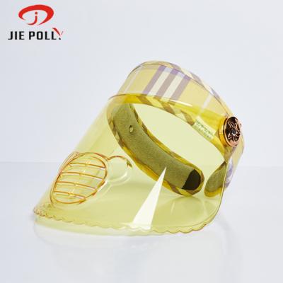 China Wholesale Summer Sun Visor Hat Kids PVC Sun Visor Sun Visor Outdoor Empty Transparent Unisex Sun Hat Environmently-friendly for sale