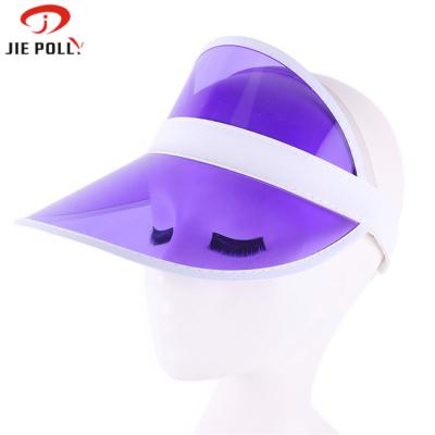 China Fashion Men Women Environmentally-friendly Summer Hats Sun Visor Sun Visor Outdoor Golf Tennis Beach Travel Transparent UV Protection Hat On Sale for sale