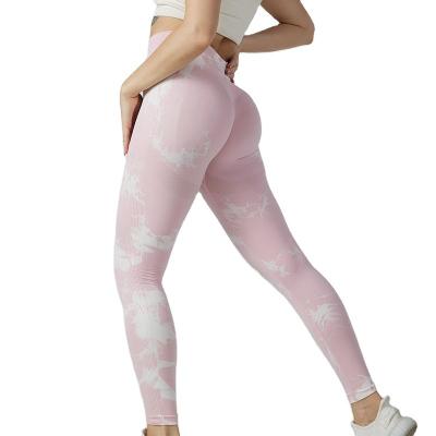 China Anti-wrinkle Custom woman's legging  workout seamless high waist sexy yoga pants for women for sale