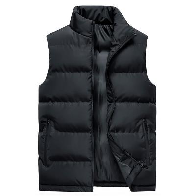 China Other 2023OEM Winter Large size loose leisure sports vest men warm down cotton vest Jaket for sale