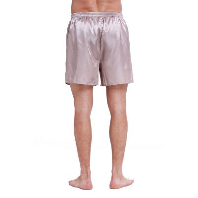 China Anti-wrinkle Summer men's plus size simulation silk home short&beach short&pajama pants boxer shorts for sale