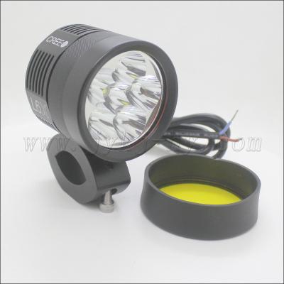 China Aluminum Alloy Housing Case And Polycarbonate Lens LED Motorbike Lamp 12V 24V LED Motorcycle Headlight L4X L6X for sale