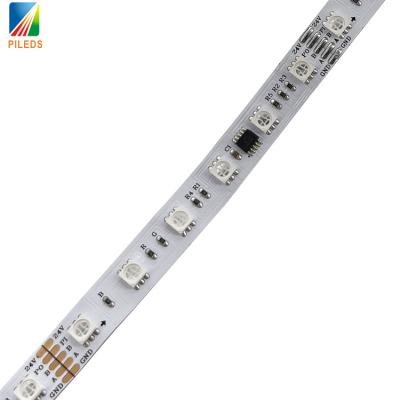 China LANDSCAPE DC24V 60leds/m 10pixel/m Dmx512 5050rgb led strip Ucs512c4 Tm512 RGB led strip pixel waterproof strip light for sale