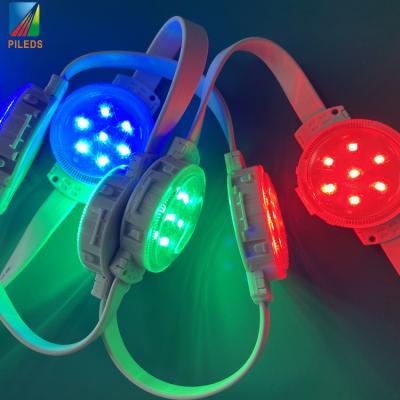 China RGB String Pixel Dot Light Addressing Programmable RGB Outdoor Permanent Holiday Christmas Rgbw 1W 1.2W 1.45W 2W Led Pixel Dot Lights for sale