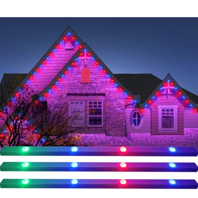 China RGB String Pixel Light IP68 Led Dot Lights 50mm Dot Light Source Rgbww Led Pixel Dot Permanent Decorative Lights for sale