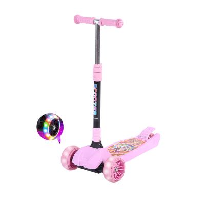 China Wholesale portable foldable high quality PU tire big kids scooter with max load 150kgs three wheel patinetas scooters for sale