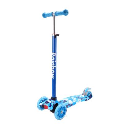 China Adjustable China Made Best Selling Kids Affordable Kick Scooter /Children Scooter On Sale Boy And Girl Gift With LED Light for sale