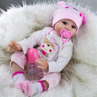 China DIY Reborn Baby Dolls Silicone Vinyl Handmade Newborn Christmas Gift TOY 22