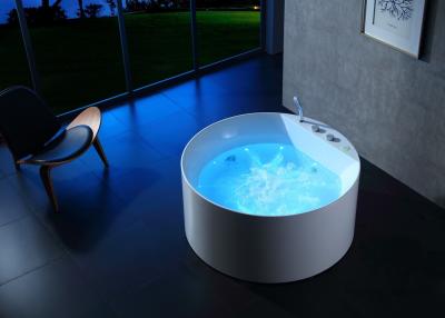 China Stylish Ladodo E-8022 Massage Bathtub With LED Bottom Light Strip for sale