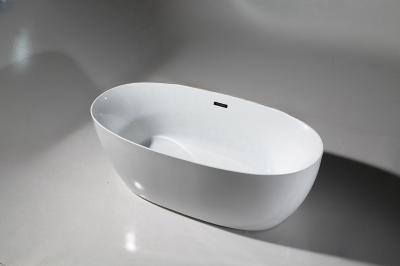 China Ladodo Slim Edge 1500mm Egg Shaped Bathtub Pop Up Drainage and Color No Change for sale