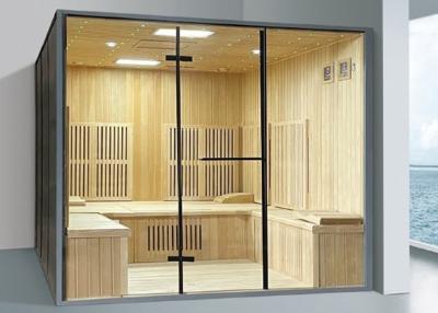 Cina 6 Persone Sauna a infrarossi Sala Hemlock Legno supportato dalla personalizzazione in vendita