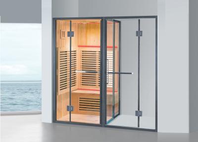 China Salón de sauna infrarrojo con puerta de ducha aceptado por personalización en venta