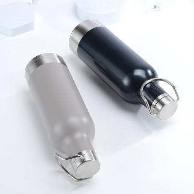 China Miscellaneous Heat Preservation Promotional Goods Using Sports Gray Sport Steel Water Bottles for sale