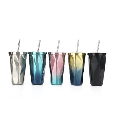 China Low Heat Preservation Price Guaranteed Qualit Stainless Steels Reusable Cups With Straw for sale