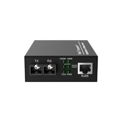 China Industrial SFP Dual Single Mode 10 100 1000m Ethernet Media Converter Equipment ES102-F/GF (M/S) Fiber Optic Transceiver - (HT) for sale