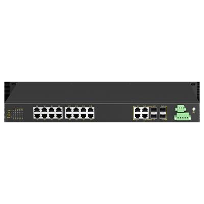 China Medium Large 16 Fiber Ethernet Network 4 Gigabit Left Type Left Multiplex Rack Unmanaged 1000m Mini Grade Din Rail Gigabit Industrial Switch for sale