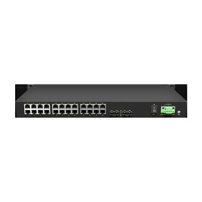 China Electrical Optical Network 24 Ports 100m Small And Medium 2 Layer 2 OEM Mini Outdoor Industrial Grade Unmanaged Ethernet Rack Network Switch for sale