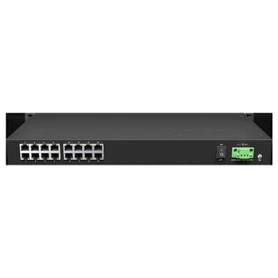 China VLAN Support 16t Layer 2 100m Electrical Port Type Ethernet Industrial Unmanaged Switch For Industrial Automation Power Monitoring for sale