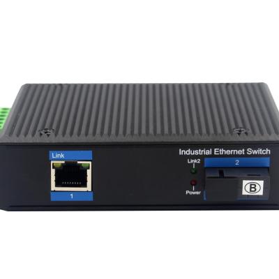 China POE ZXR11F Series 10/100Base-TX to Industrial Network Gigabit Media Converter 100Base-FX Switch for sale