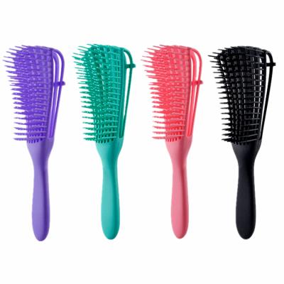 China Bubble Detangler Brush Hair High Quality Afro Textured 3a To Wavy 4c Curly For Wet/Dry/Long Curly Hair Octopus Thick Hair for sale