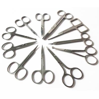 China High Quality Right Handed Stainless Steel Nail Cuticle Scissors Eyebrow Scissors for sale