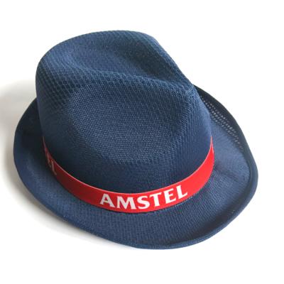 China Wholesale Unisex Classic Image Design Blue Round Party Felt Top Hat for sale