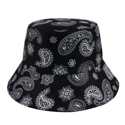 China breathable & Fashion Paisley Design Bucket Hat Waterproof Adult Quanlity Printed Bucket Hat for sale