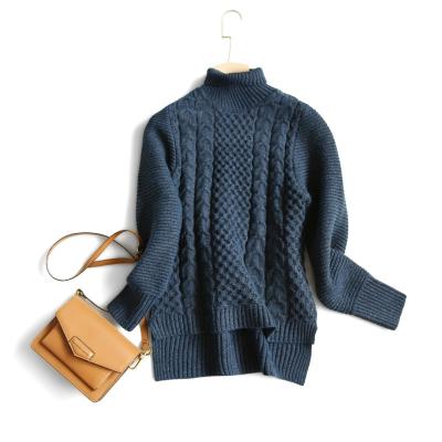 China One Size Custom Girls and Womens Knitted Turtle Neck Sweater for sale