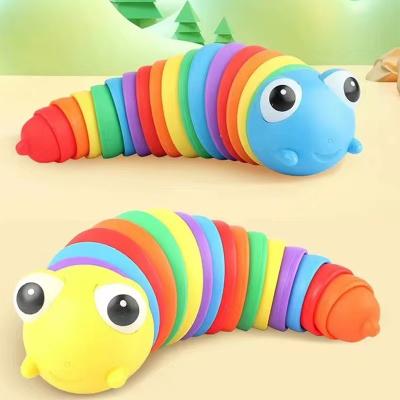 China 2022 Stirring People Eco-friendly Ingot Material Relax Jointed Stretch Sticking Ingot Creative 3d Hand Finger Sensory Toys Decompress Animal Smart Toy for sale