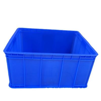 China Modern high quality viable large size blue stackable vegetable plastic mobile boxes for sale