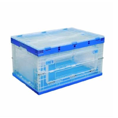 China Wholesale High Quality Clear Folding Folding Plastic Storage Box for sale